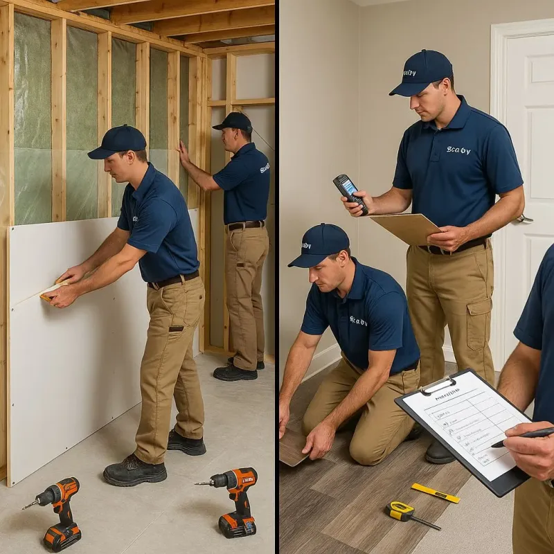 Repairs and Reconstruction process in Monroeville, PA